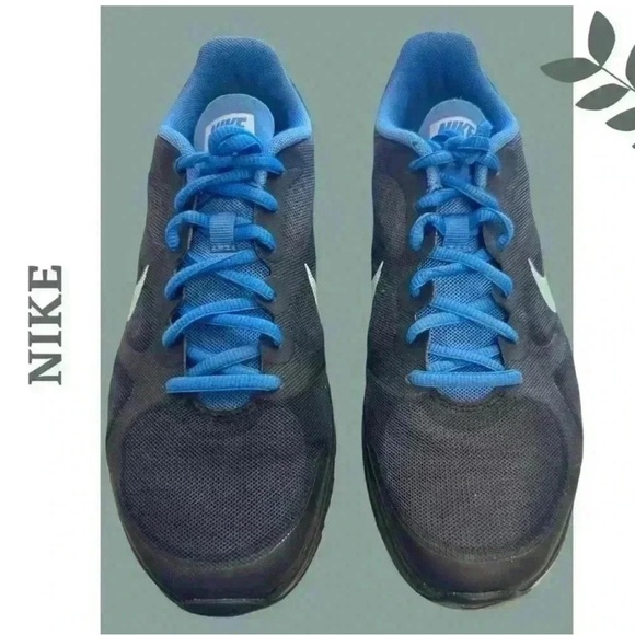 🛍️3/$40 Nike Dual Fusion Black Blue Running Athletic Shoes 443837-012 Size 8 - Picture 4 of 6